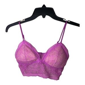 VICTORIA’S SECRET Triangle Padded Lace Bralette Size S